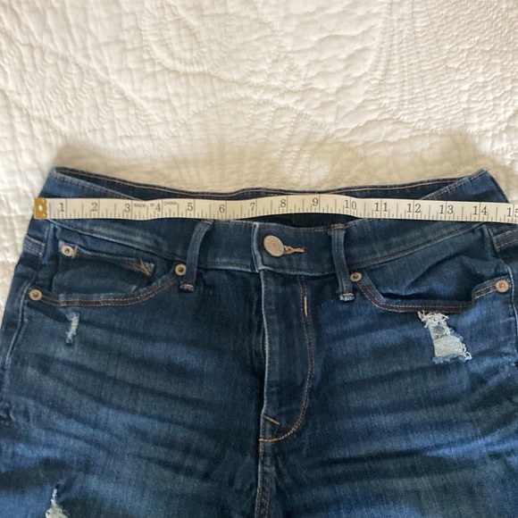 Express distressed mid rise leggings jeans - Picture 8 of 14